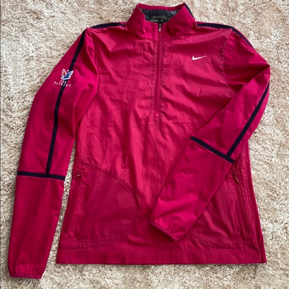 Nike “The Patriot” Hot Pink Zip-Up Jacket with Navy Trim